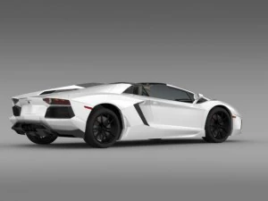 lamborghini aventador lp 700 4 roadster us spec 3D Model