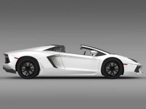 lamborghini aventador lp 700 4 roadster us spec 3D Model