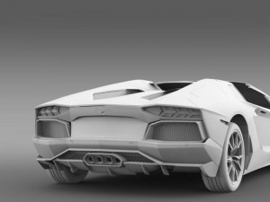 lamborghini aventador lp 700 4 roadster us spec Model 3D