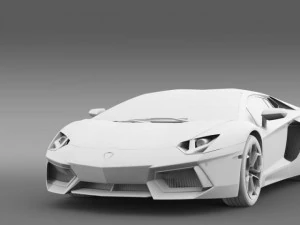 lamborghini aventador lp 700 4 us spec 3D Model