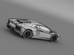 lamborghini aventador lp 700 4 us spec 3D Model