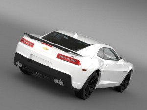 chevrolet camaro 1le 2014 3D Model