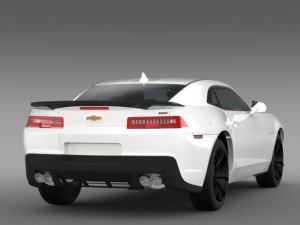 chevrolet camaro 1le 2014 3D Model