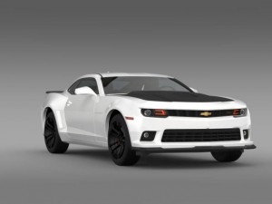 chevrolet camaro 1le 2014 3D Model