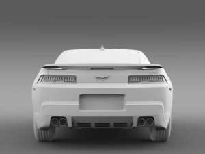 chevrolet camaro 1le 2014 3D Model