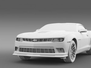 chevrolet camaro 1le 2014 3D Model