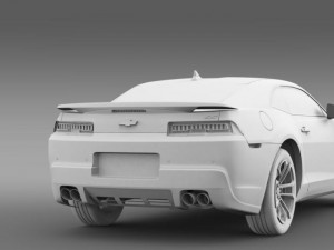 chevrolet camaro 1le 2014 3D Model