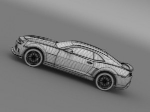 chevrolet camaro 1le 2014 3D Model