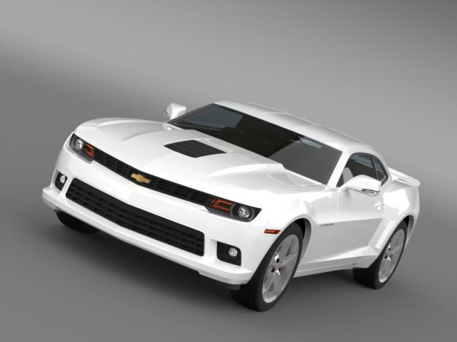 chevrolet camaro coupe eu 3D Model .c4d .max .obj .3ds .fbx .stl .blend 