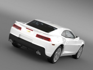 chevrolet camaro coupe eu 3D Model