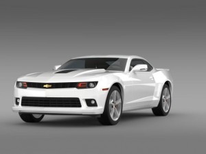chevrolet camaro coupe eu 3D Model