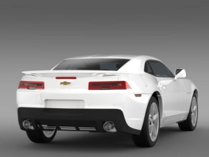 chevrolet camaro coupe eu 3D Model