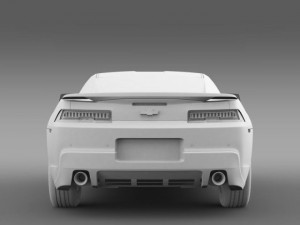 chevrolet camaro coupe eu 3D Model