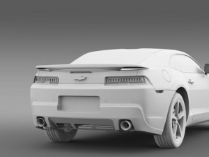 chevrolet camaro coupe eu 3D Model