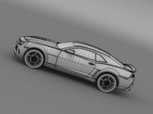 chevrolet camaro coupe eu 3D Model