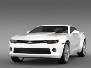 chevrolet camaro rs 2014 3D 模型
