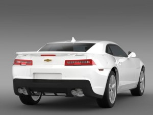 chevrolet camaro rs 2014 3D 模型