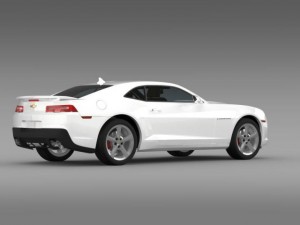 chevrolet camaro rs 2014 3D 模型