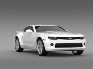 chevrolet camaro rs 2014 3D 模型