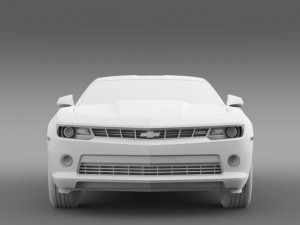 chevrolet camaro rs 2014 3D 模型