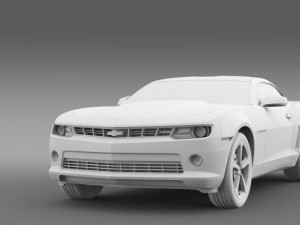 chevrolet camaro rs 2014 3D 模型