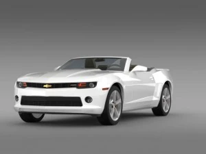 chevrolet camaro rs convertible 2014 3D Model