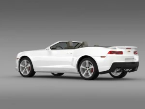 chevrolet camaro rs convertible 2014 3D Model