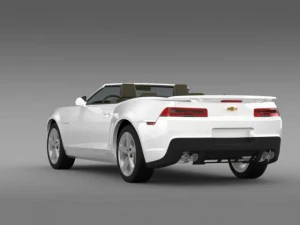 chevrolet camaro rs convertible 2014 3D Model