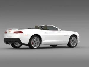 chevrolet camaro rs convertible 2014 3D Model