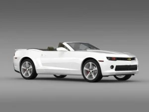 chevrolet camaro rs convertible 2014 3D Model