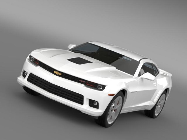 chevrolet camaro ss 2014 3D Модель .c4d .max .obj .3ds .fbx .stl .blend 