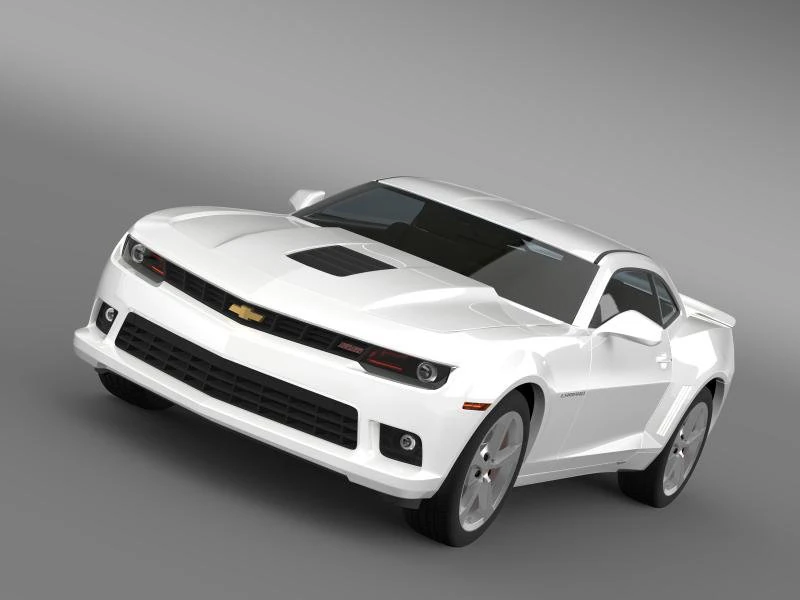 chevrolet camaro ss 2014 3D Model .c4d .max .obj .3ds .fbx .stl .blend 