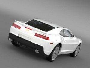 chevrolet camaro ss 2014 3D Модель