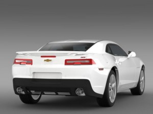 chevrolet camaro ss 2014 3D Модель