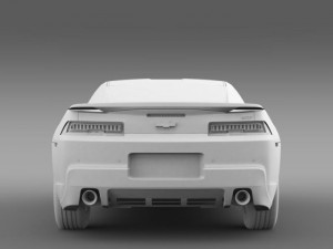 chevrolet camaro ss 2014 3D Модель