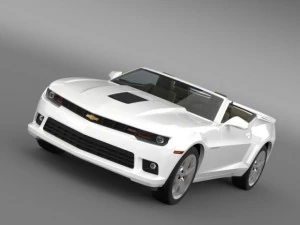 chevrolet camaro ss convertible 2014 3D Model