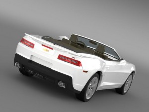 chevrolet camaro ss convertible 2014 3D 模型