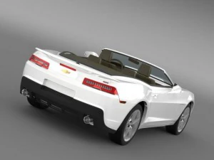 chevrolet camaro ss convertible 2014 3D Model