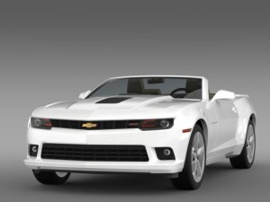 chevrolet camaro ss convertible 2014 3D 模型