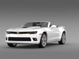 chevrolet camaro ss convertible 2014 3D Model