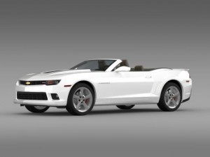 chevrolet camaro ss convertible 2014 3D 模型