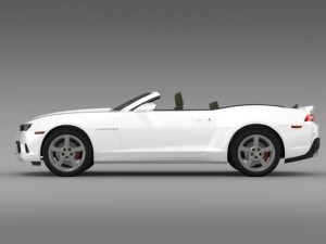 chevrolet camaro ss convertible 2014 3D 模型
