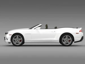 chevrolet camaro ss convertible 2014 3D Model