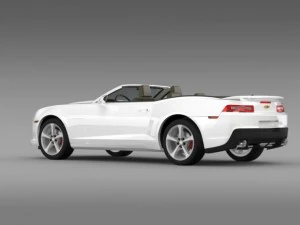 chevrolet camaro ss convertible 2014 3D Model