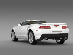 chevrolet camaro ss convertible 2014 3D 模型