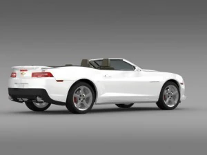 chevrolet camaro ss convertible 2014 3D Model