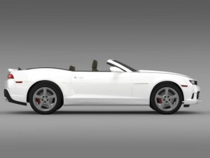 chevrolet camaro ss convertible 2014 3D 模型