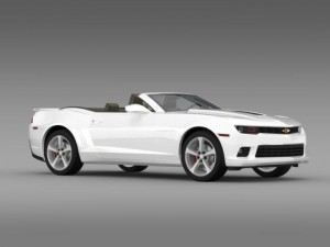 chevrolet camaro ss convertible 2014 3D 模型