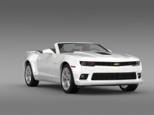 chevrolet camaro ss convertible 2014 3D 模型