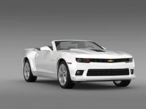 chevrolet camaro ss convertible 2014 3D Model